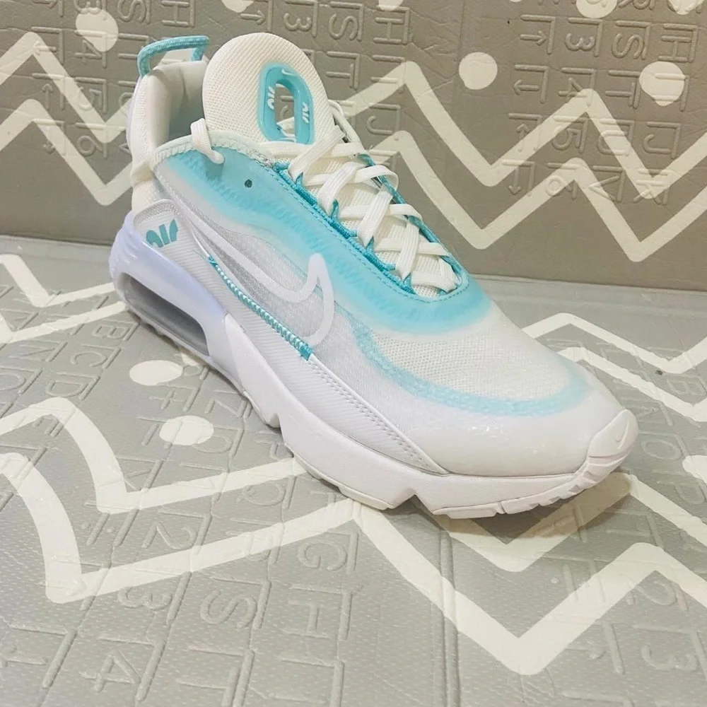 Nike air max 2090 white baby blue shoes sneakers